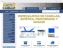 Tablet Screenshot of maestrocamillas.com